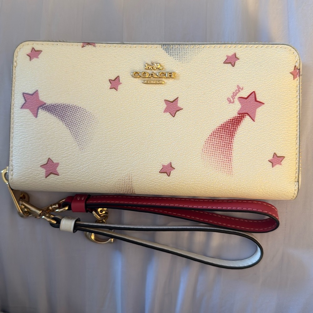 Coach star wristlet - brand new